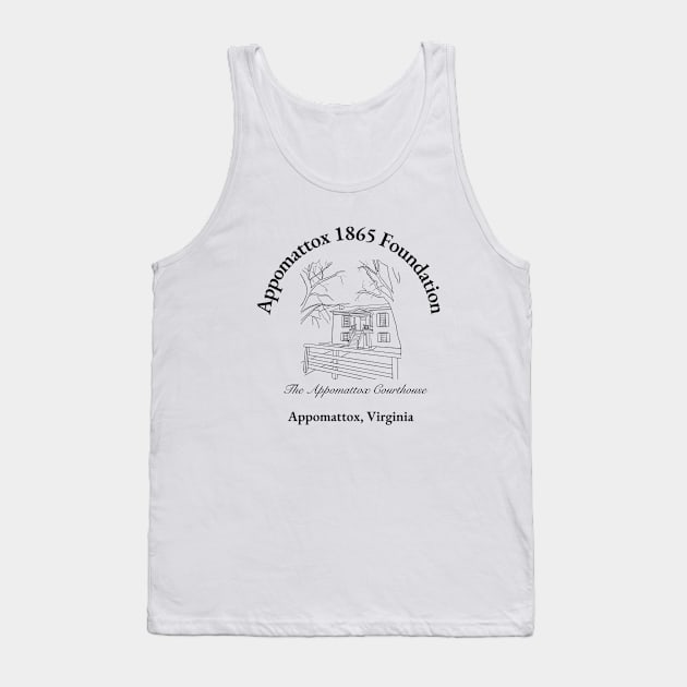 The Appomattox Courthouse Tank Top by Appomattox 1865 Foundation